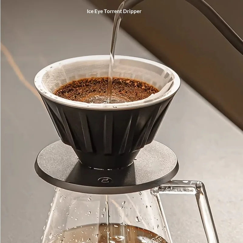 TIMEMORE x Matt Torrent V-Shaped Metal Filter Cup Ice Pupil Hand Brew Coffee Dripper Home Barista Tool Gift New In Stock