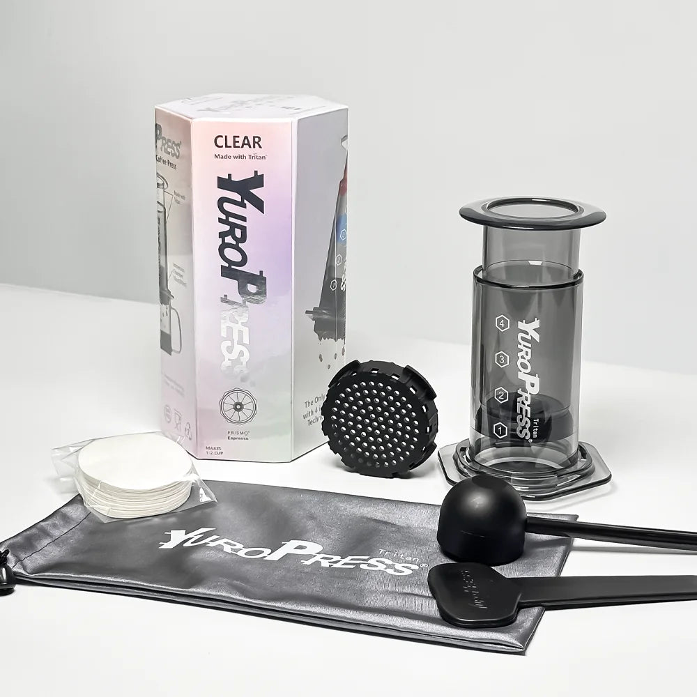 Yuropress Portable Espresso Coffee maker Air press Car Home Powder Travel French press Hand Press Cold brew pot hiking Camping