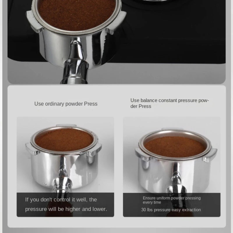 BEARR Coffee Press Constant Pressure Adjustable Coffee Powder Press Barista Tool Coffee Distributor  Accessories  Coffee Tamper