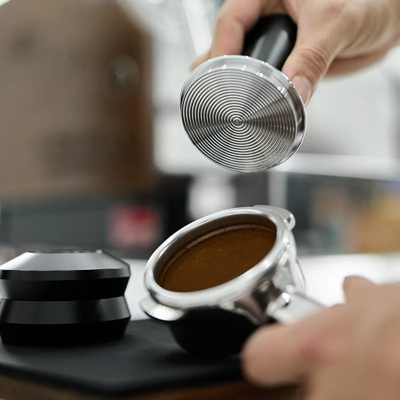 BEARR Coffee Press Constant Pressure Adjustable Coffee Powder Press Barista Tool Coffee Distributor  Accessories  Coffee Tamper