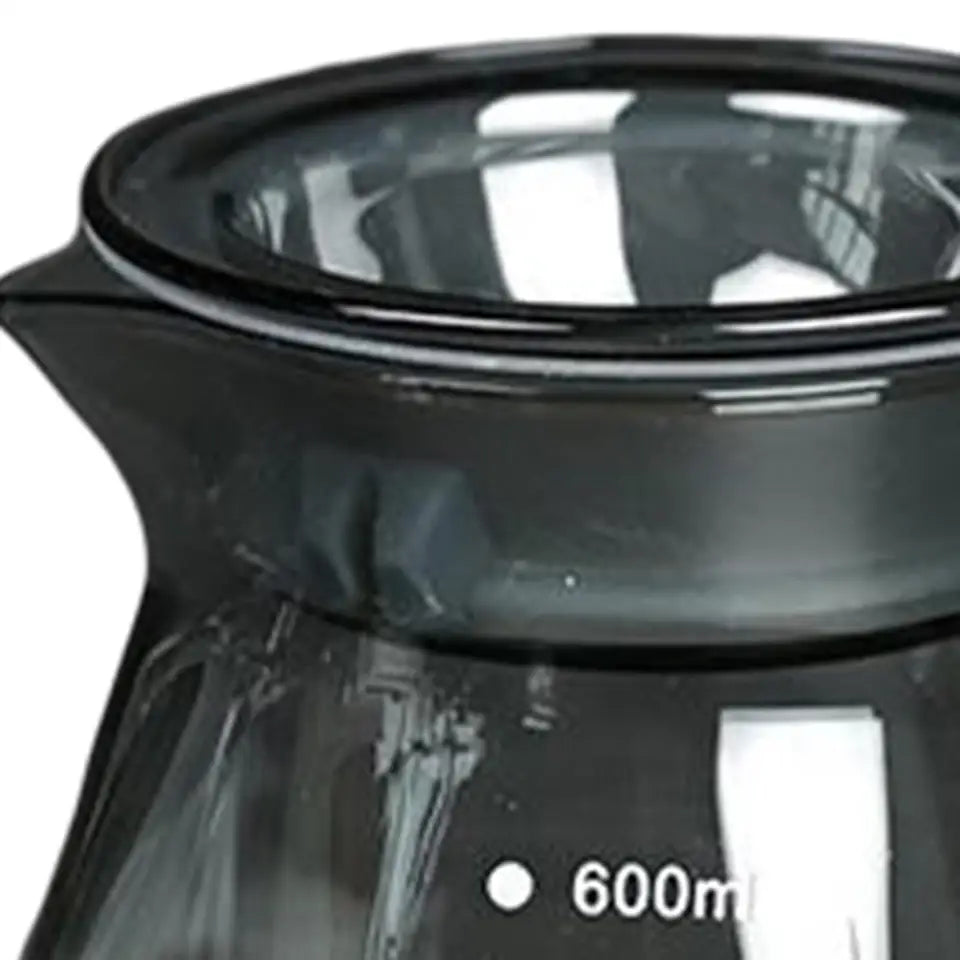 Heat Resistant Coffee Server Kettle Coffee Brewer with Handle Lid Coffee Pot