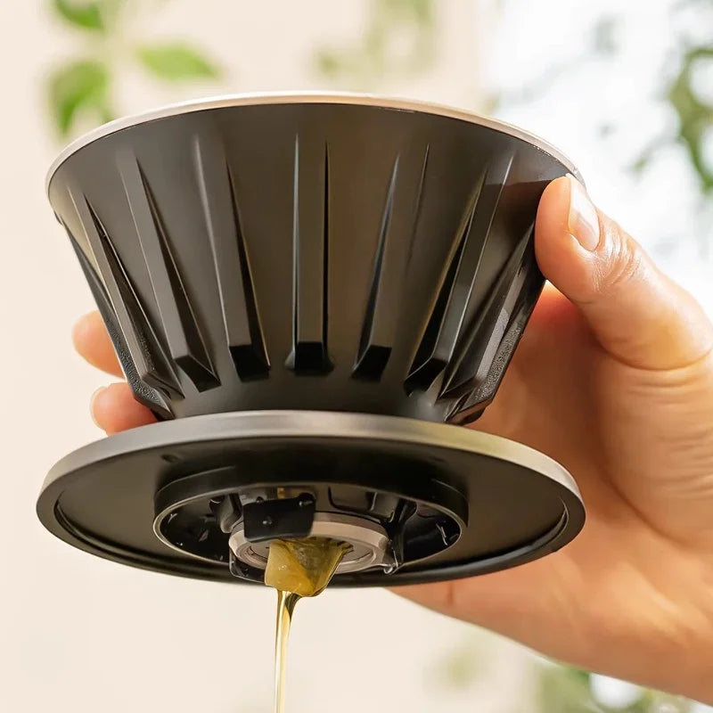 TIMEMORE x Matt Torrent V-Shaped Metal Filter Cup Ice Pupil Hand Brew Coffee Dripper Home Barista Tool Gift New In Stock