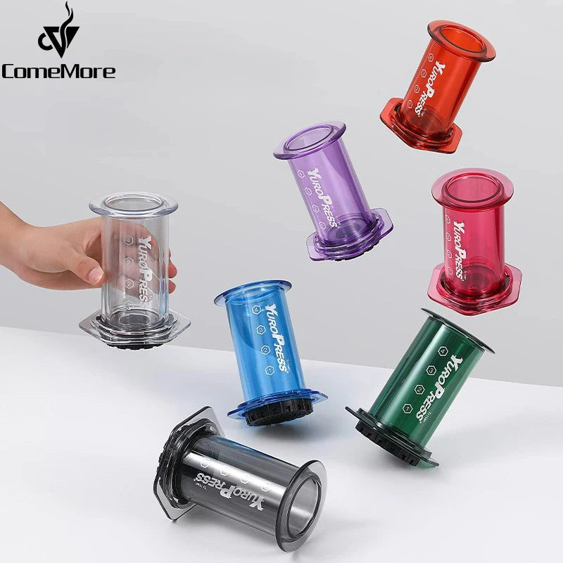 Yuropress Portable Espresso Coffee maker Air press Car Home Powder Travel French press Hand Press Cold brew pot hiking Camping